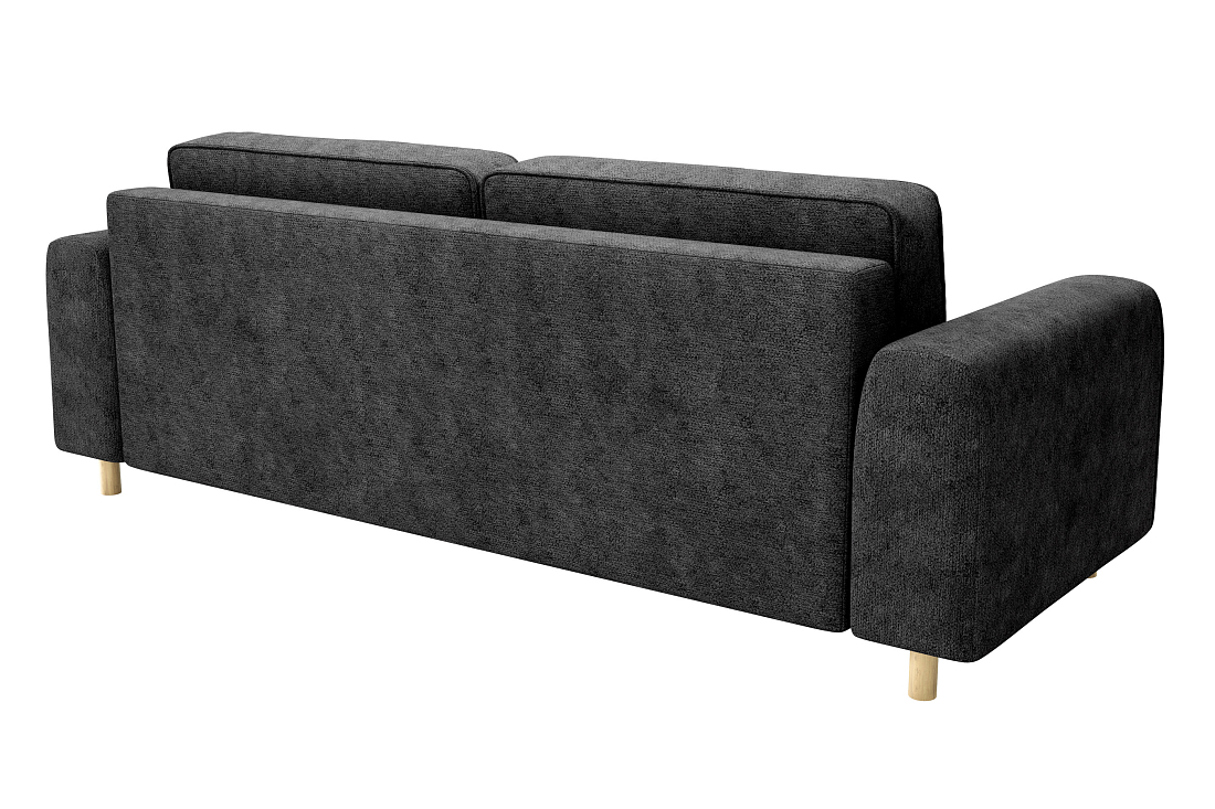 Шелдон / Диван - кровать 3-х местн. велюр sierra 9 темно-серый